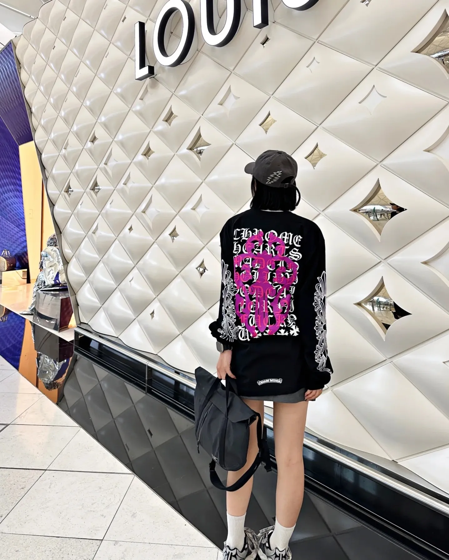 💰170 Style number: KD66 Chrome hearts Purple sword and dagger letter sweatshirt hoodie is made of 260g double yarn pure cotton fabric, 1:1 customized pattern, with three labels, the highest version on the market. Size:S-XL